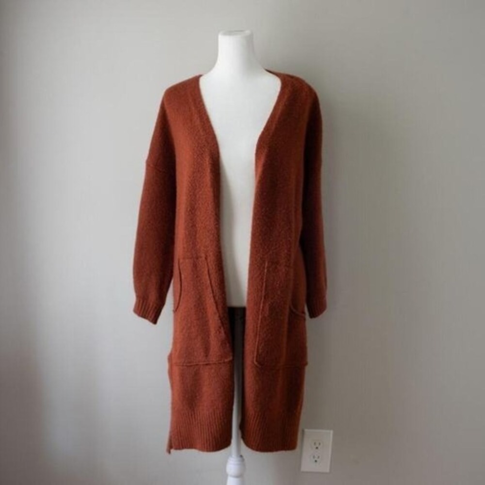 Rusty Orange Universal Thread Cardigan
